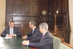 29. maj 2013. Predsednik Narodne skupštine u razgovoru sa ambasadorom Italije u Srbiji